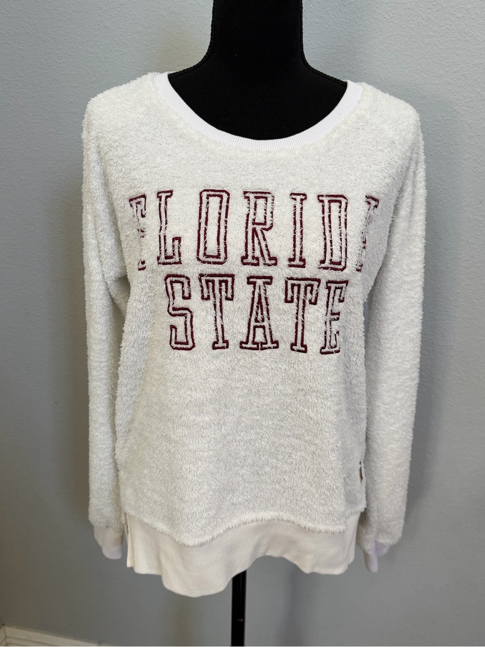 Florida State Cream Women's Plush Crewneck Sweatshirt